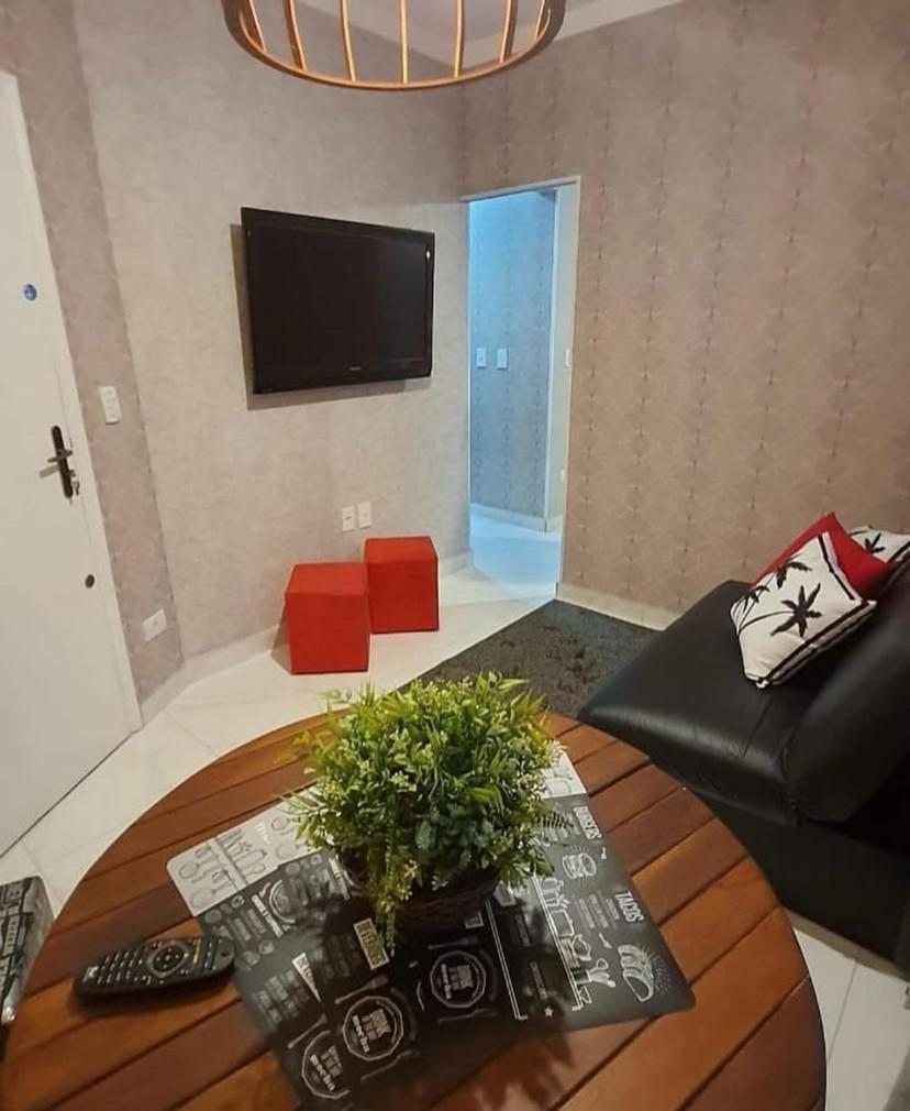 113 Canto Do Forte - 1Dorm - 200 M Da Praia E 20M Dos Bares E Restaurantes - Estacionamento Gratuito E Wi Fi , Tv A Cabo Praia Grande  Eksteriør bilde