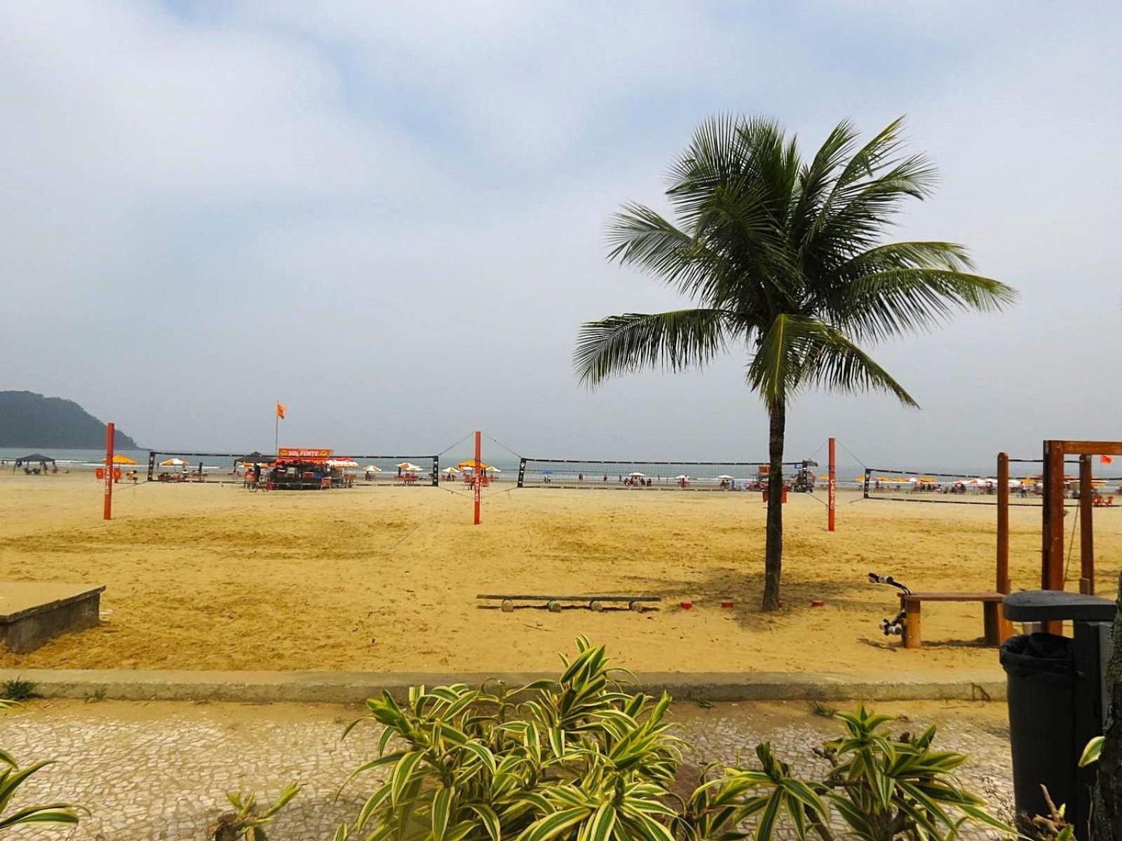 113 Canto Do Forte - 1Dorm - 200 M Da Praia E 20M Dos Bares E Restaurantes - Estacionamento Gratuito E Wi Fi , Tv A Cabo Praia Grande  Eksteriør bilde